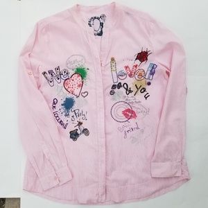 Desigual Pink Long sleeve shirt
